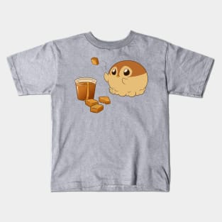 Penguinscoops - caramel Kids T-Shirt